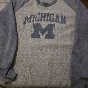 Michigan Women's Gray Sweatshirt